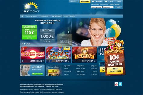  sunmaker casino schweiz